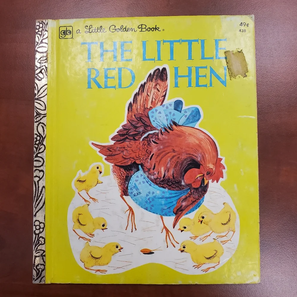 Vintage 1966 The Little Red Hen - Little Golden Book Western Publishing Co. - Picture 1 of 5